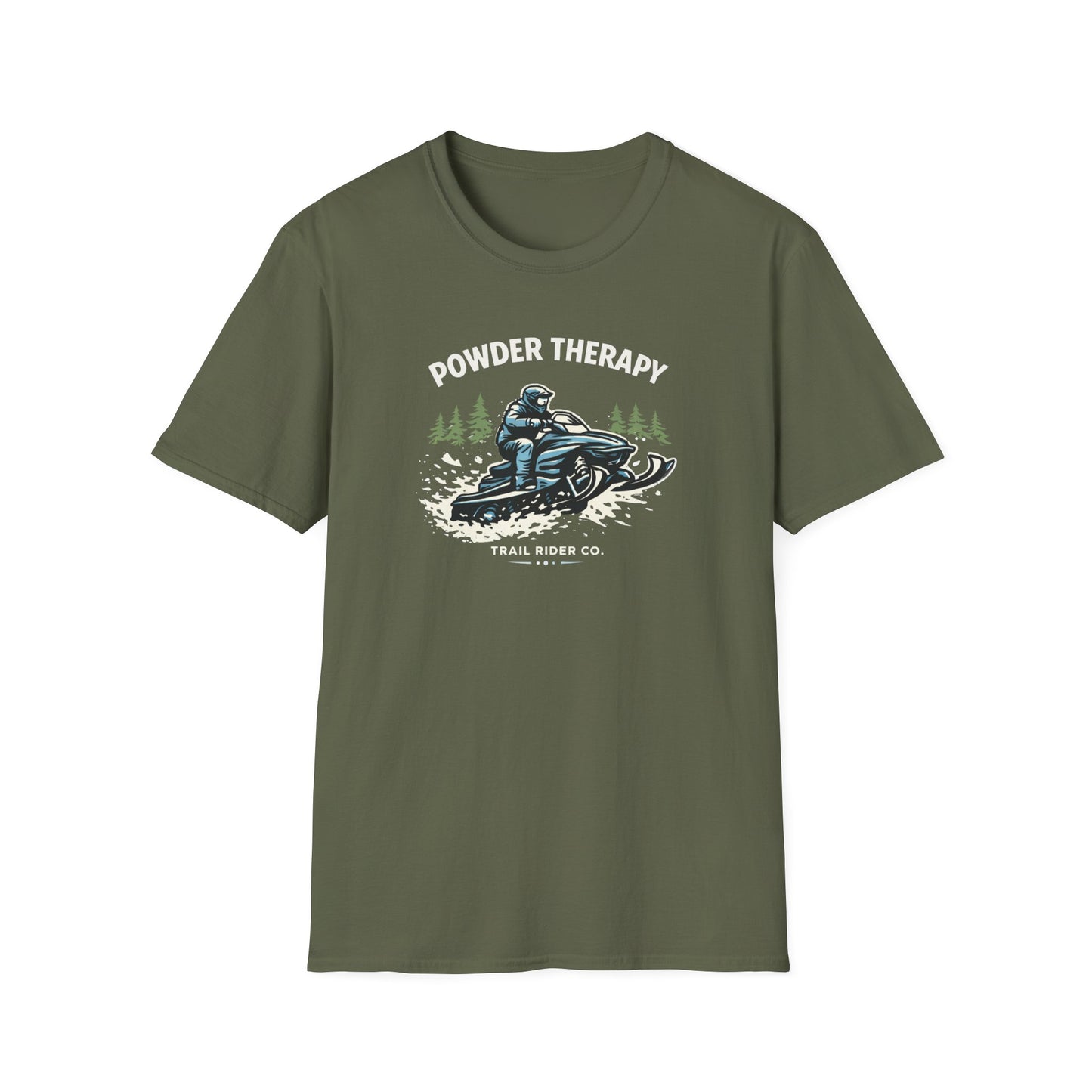 Powder Therapy Snowmobile  T-Shirt