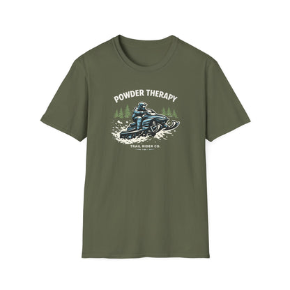 Powder Therapy Snowmobile  T-Shirt
