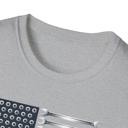 Wrenches American Flag  T-Shirt