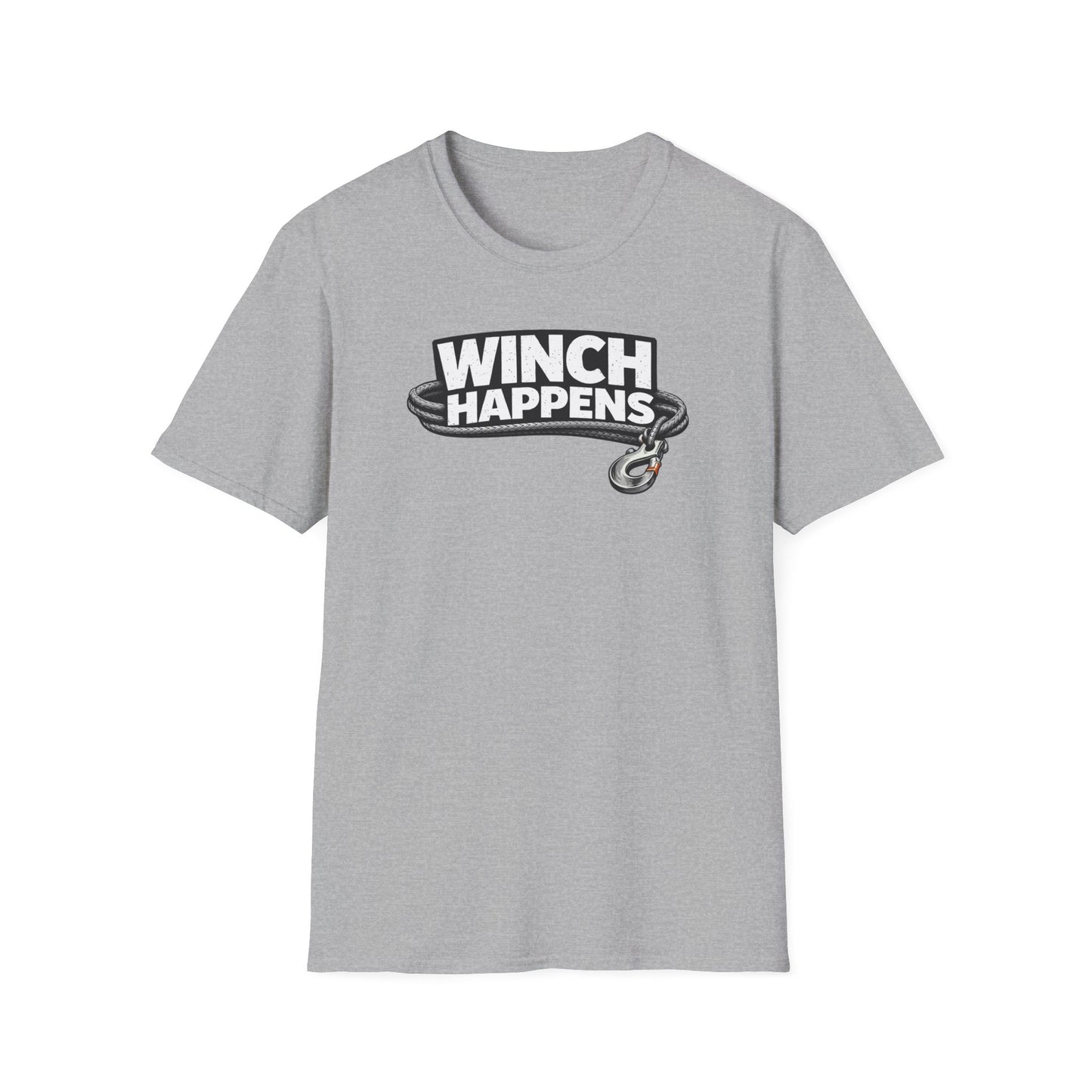 Winch Happens typography  T-Shirt