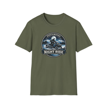 Sasquatch Snowmobile Night Ride  T-Shirt
