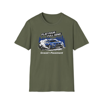 Flat Four. Full Send. T-Shirt