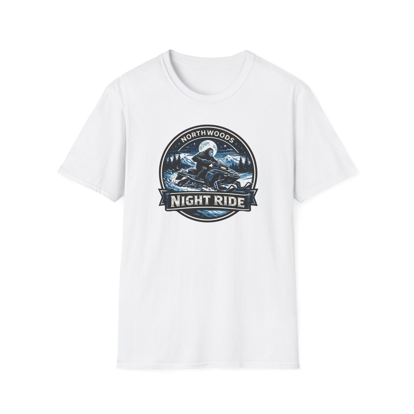 Sasquatch Snowmobile Night Ride  T-Shirt