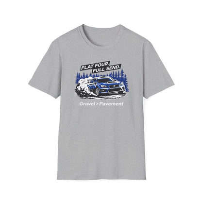 Flat Four. Full Send. T-Shirt