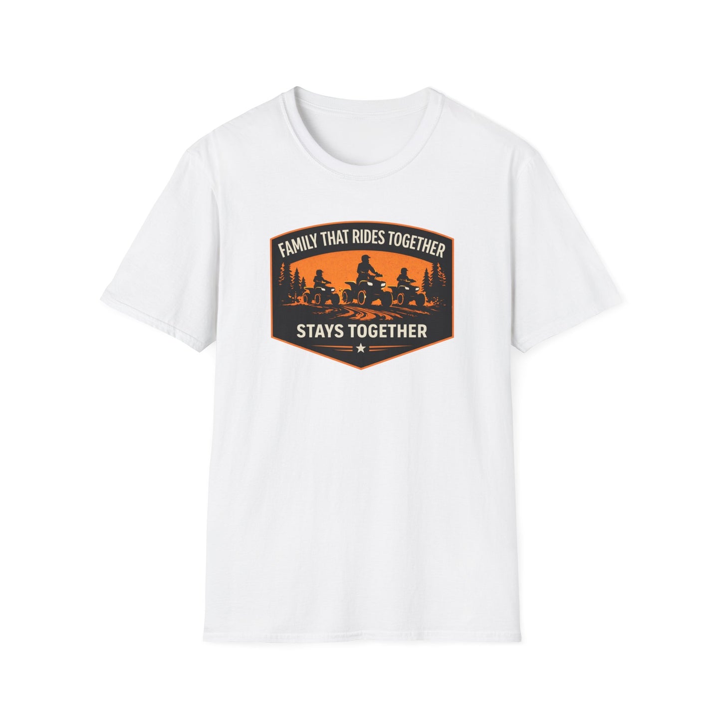 Family That Rides Together Quads T-Shirt