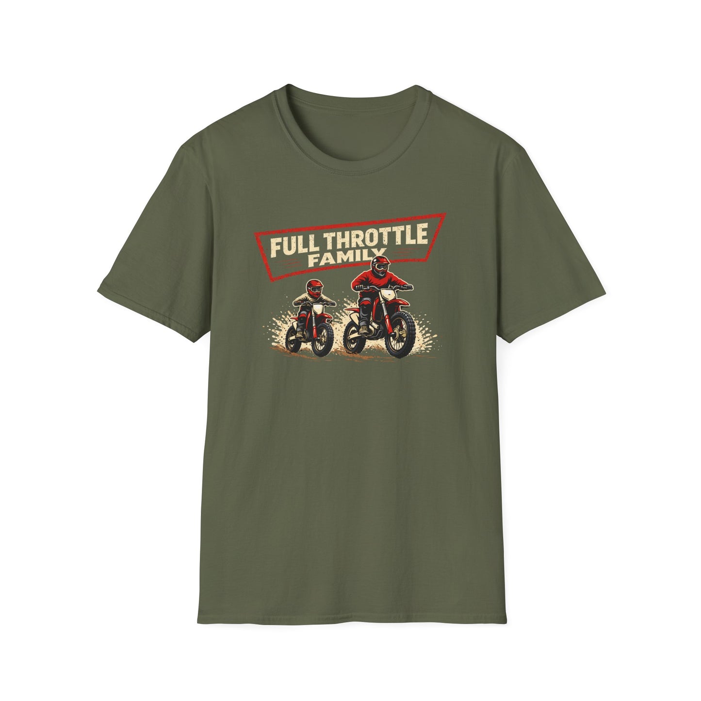 Full Throttle Family Dirtbikes T-Shirt