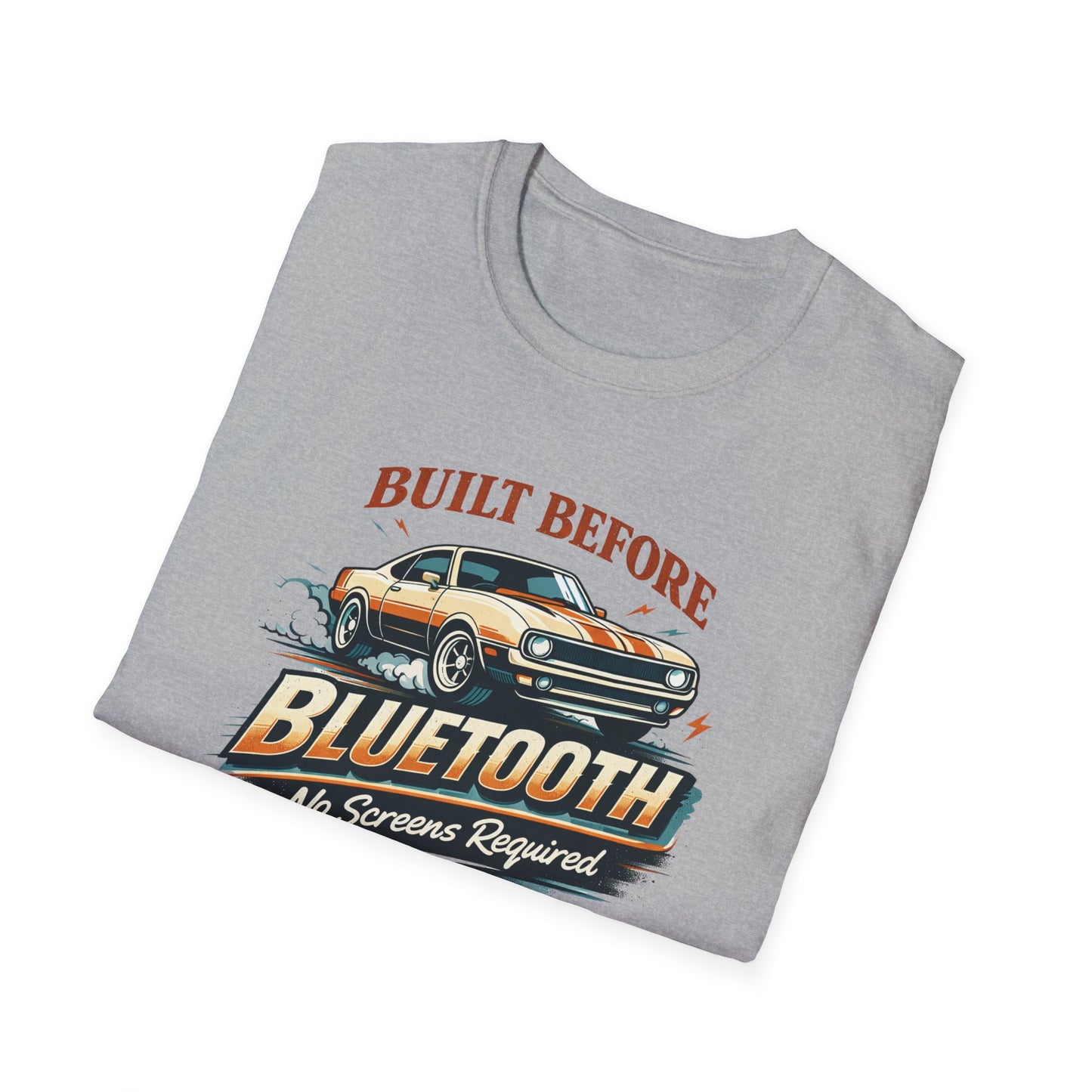 Before Bluetooth Musclecar T-Shirt
