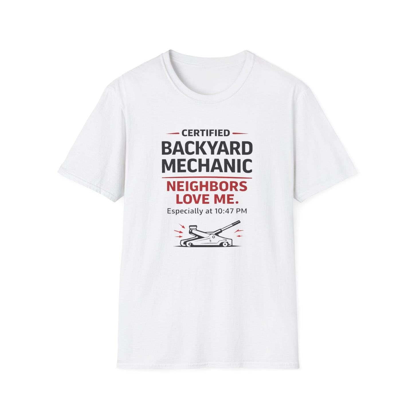 Backyard Mechanic black print T-Shirt
