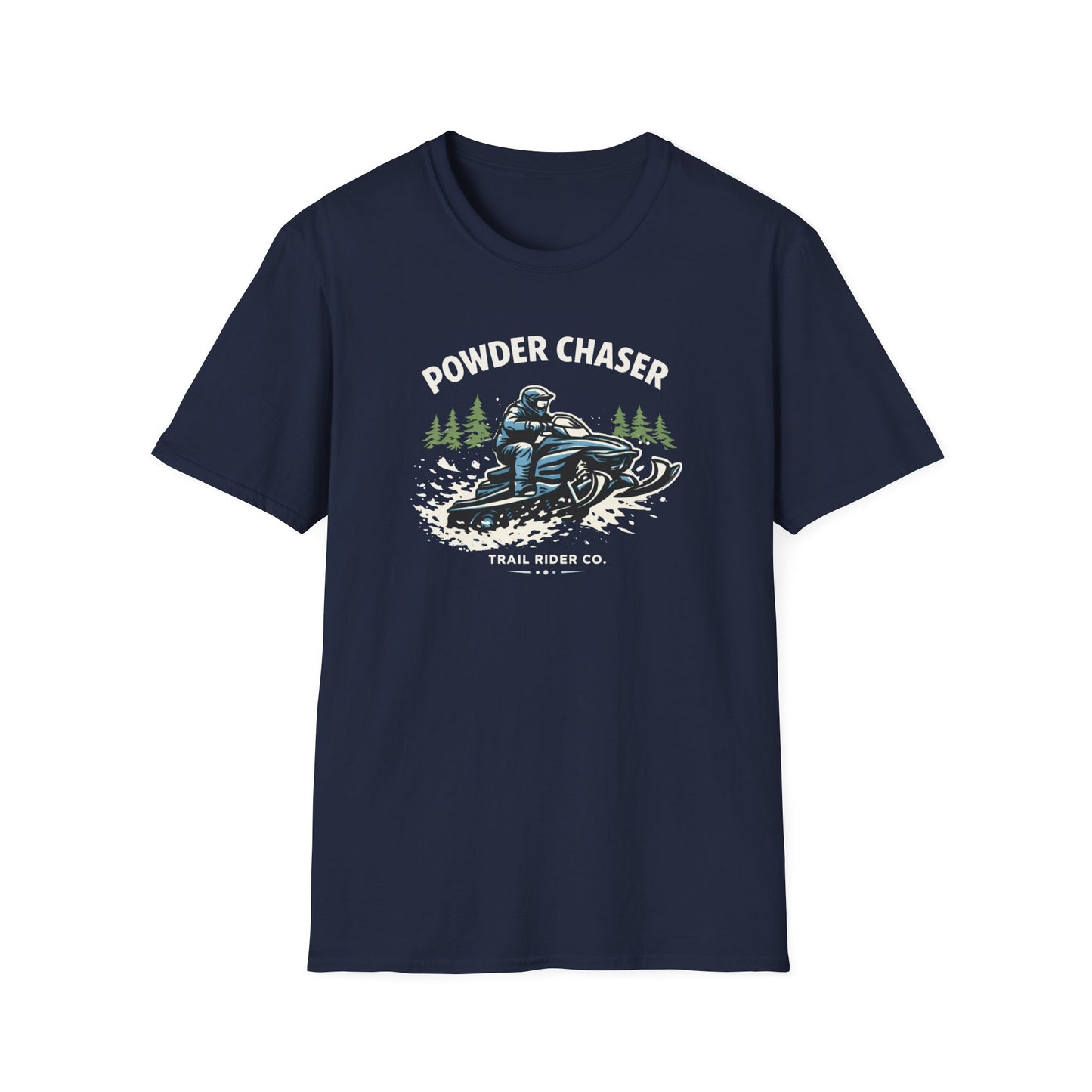 Powder Chaser Snowmobile  T-Shirt