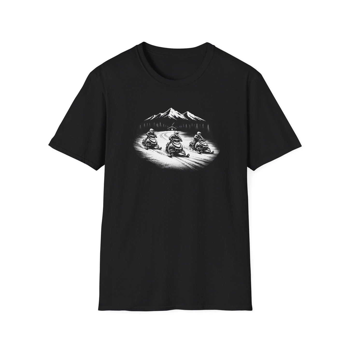 Snowmobile Night Ride  T-Shirt