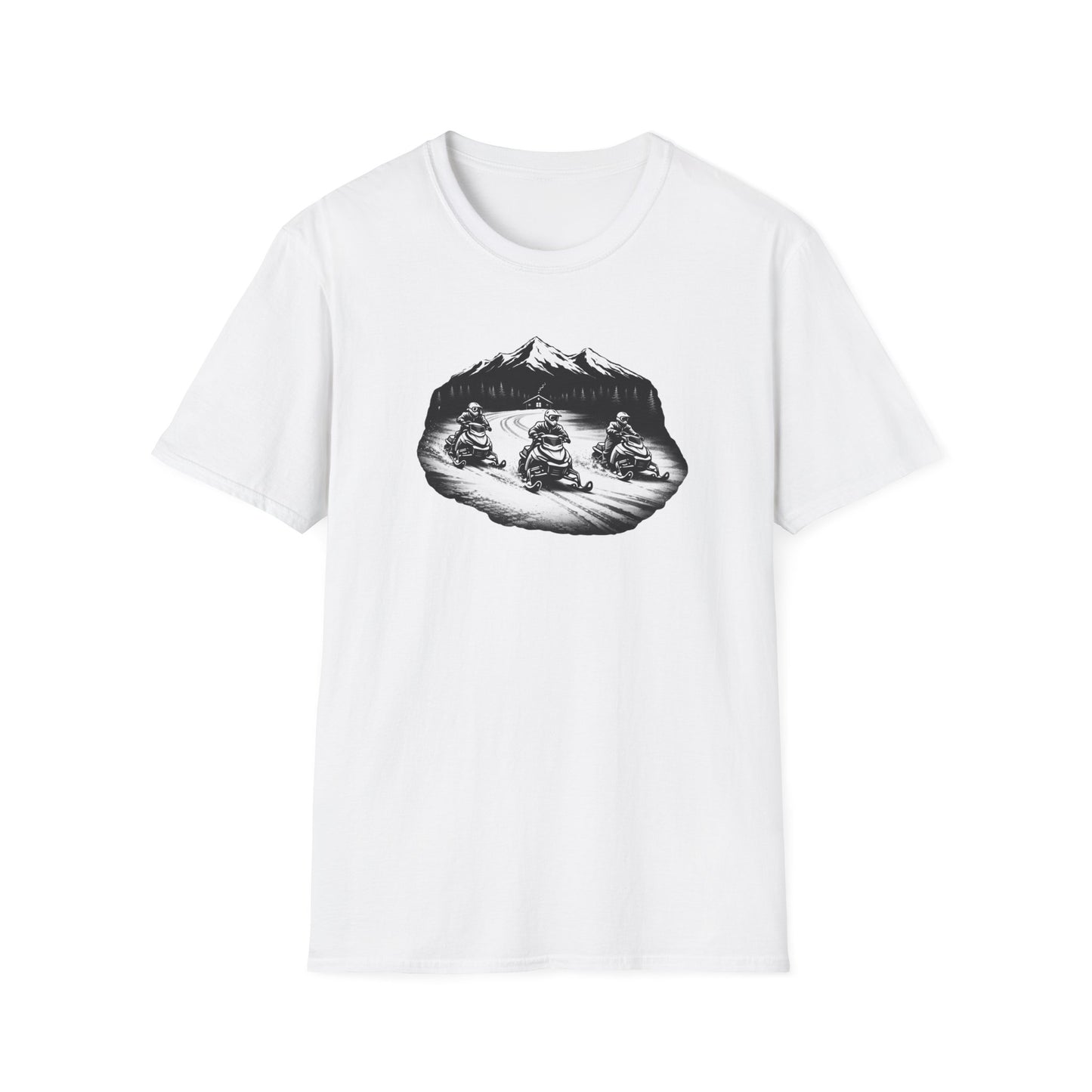 Snowmobile Night Ride  T-Shirt
