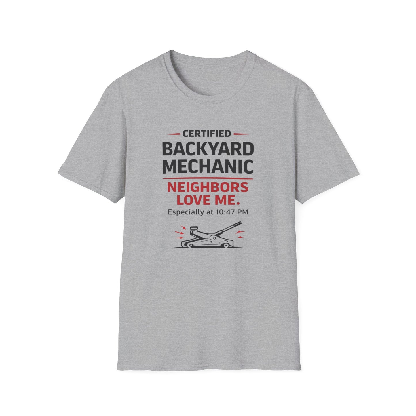 Backyard Mechanic black print T-Shirt
