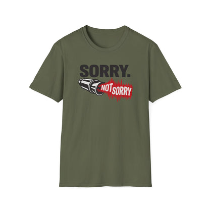Sorry. Not Sorry. black  T-Shirt