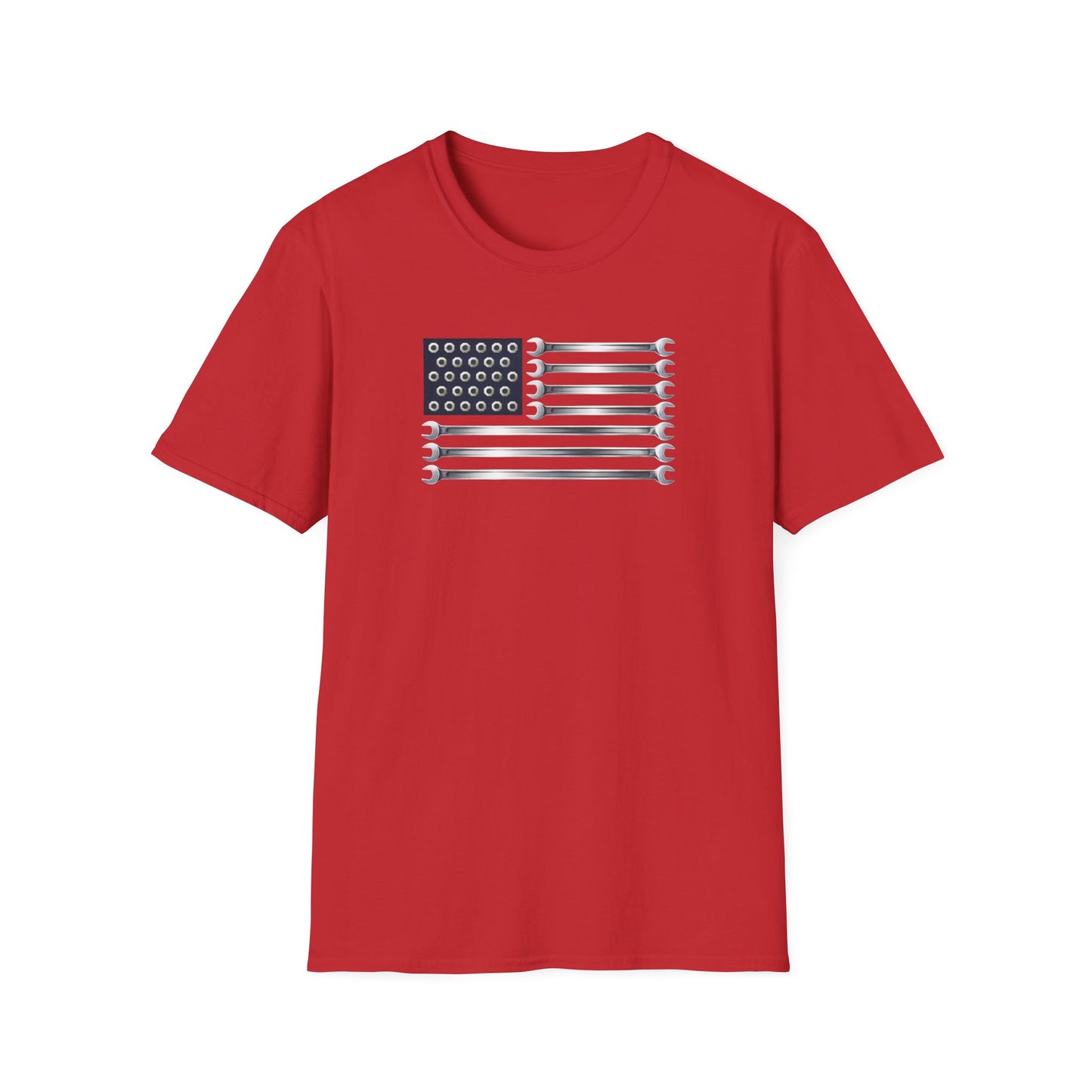 Wrenches American Flag  T-Shirt