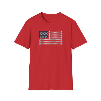 Wrenches American Flag  T-Shirt