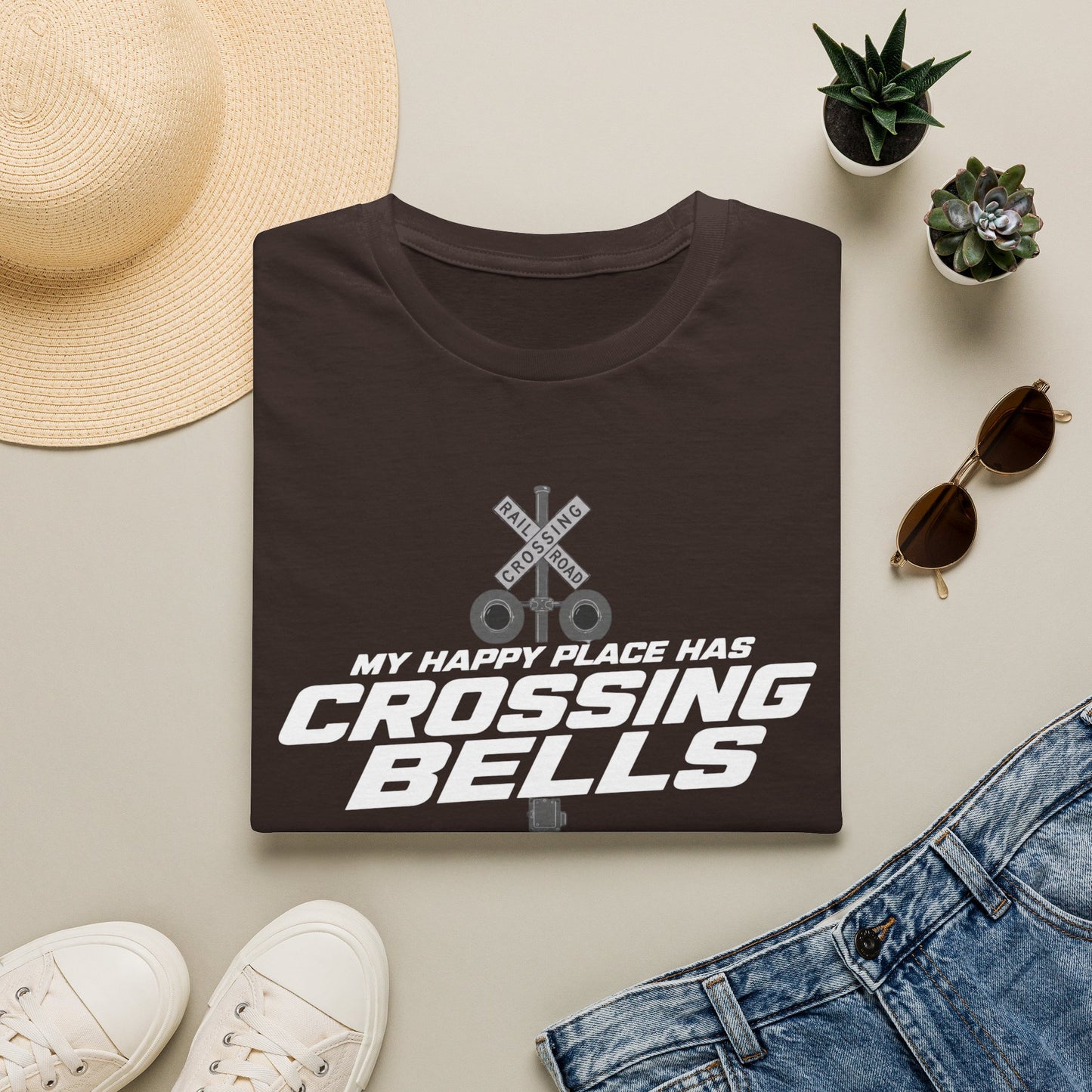 Happy Place Crossing Bells  T-Shirt