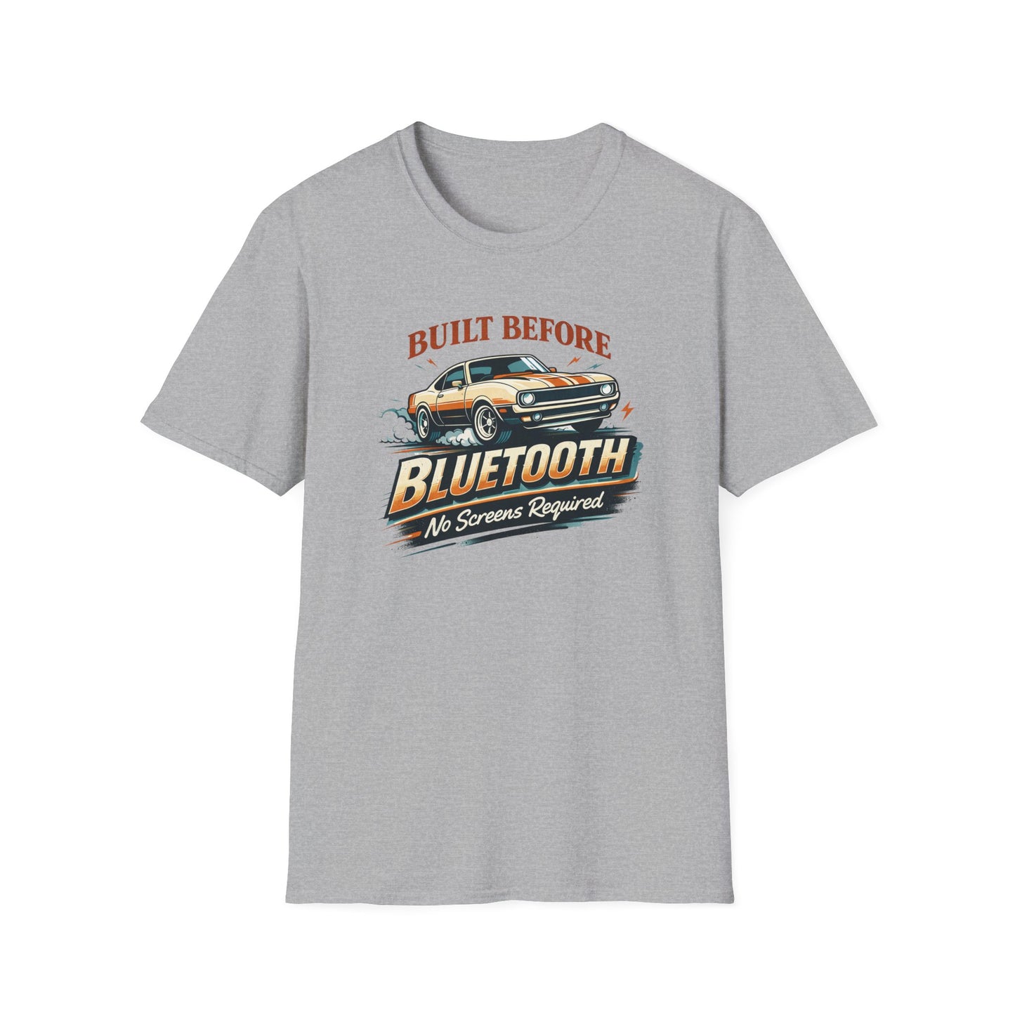 Before Bluetooth Musclecar T-Shirt