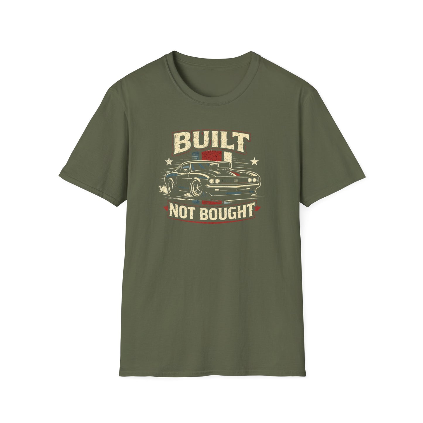 Built Not Bought Musclecar T-Shirt
