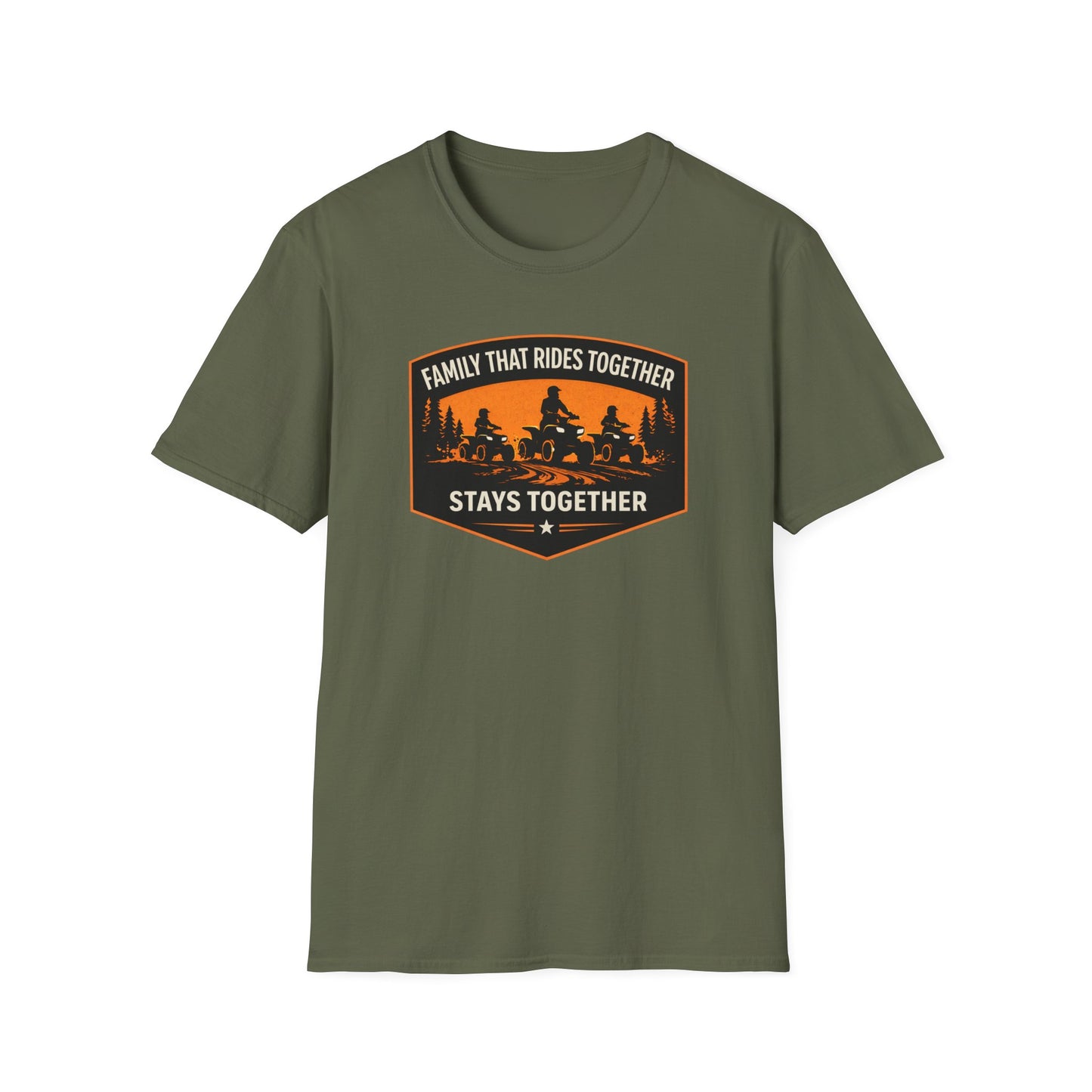 Family That Rides Together Quads T-Shirt
