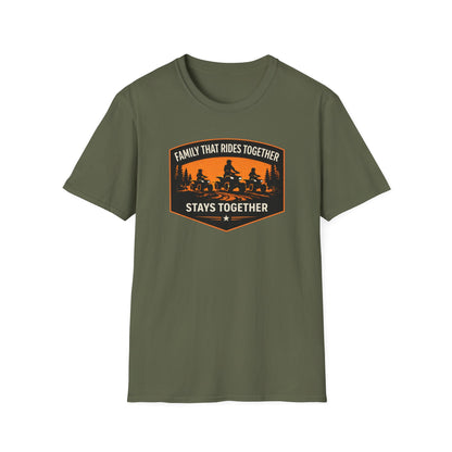 Family That Rides Together Quads T-Shirt