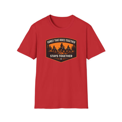 Family That Rides Together Quads T-Shirt