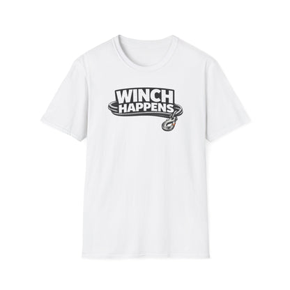 Winch Happens typography  T-Shirt