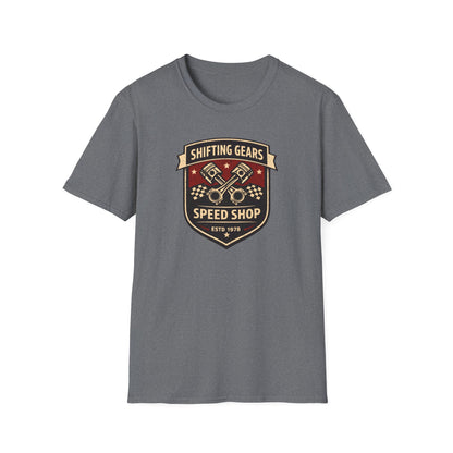 Shifting Gears Speed Shop  T-Shirt