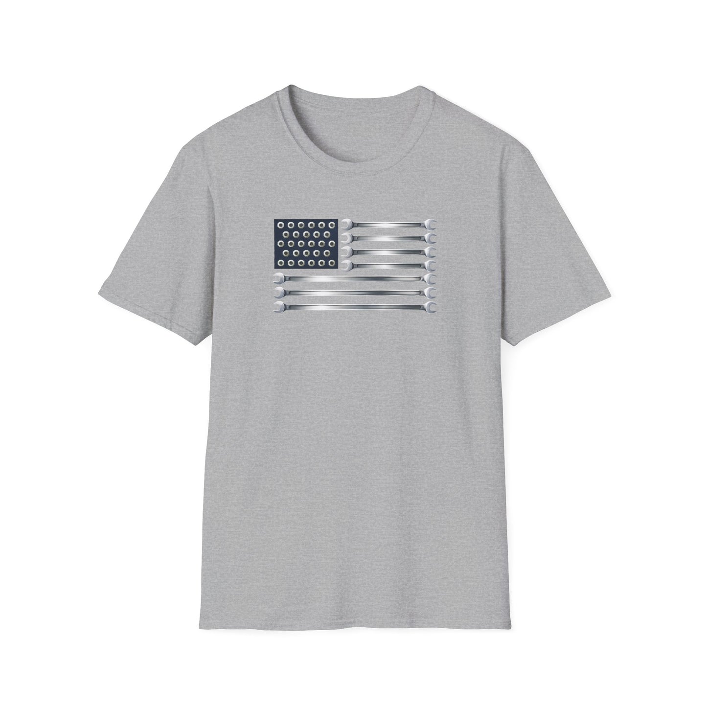 Wrenches American Flag  T-Shirt