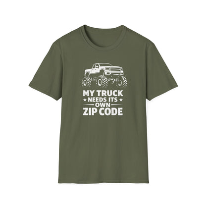Truck Needs Zip Code  T-Shirt