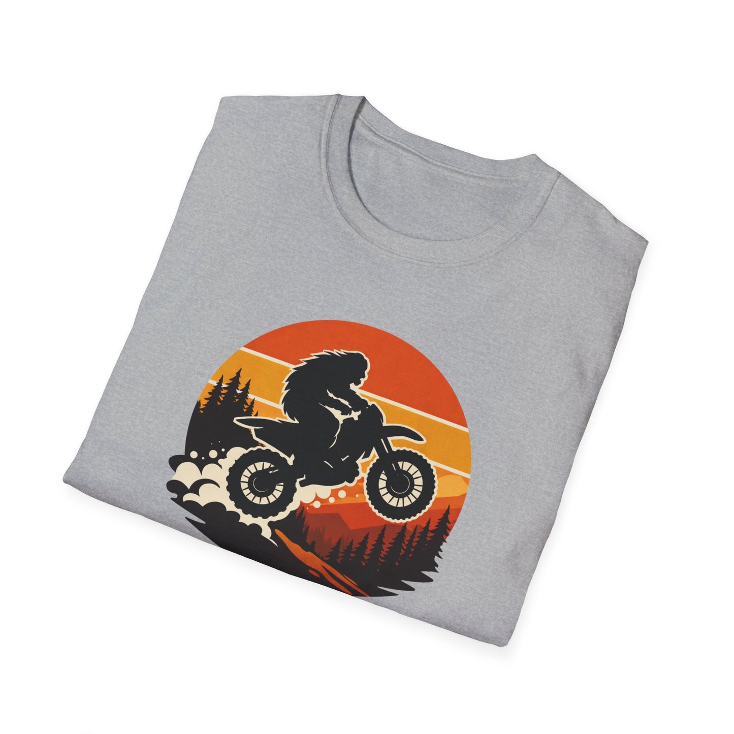 Bigfoot Dirtbike Sunset T-Shirt