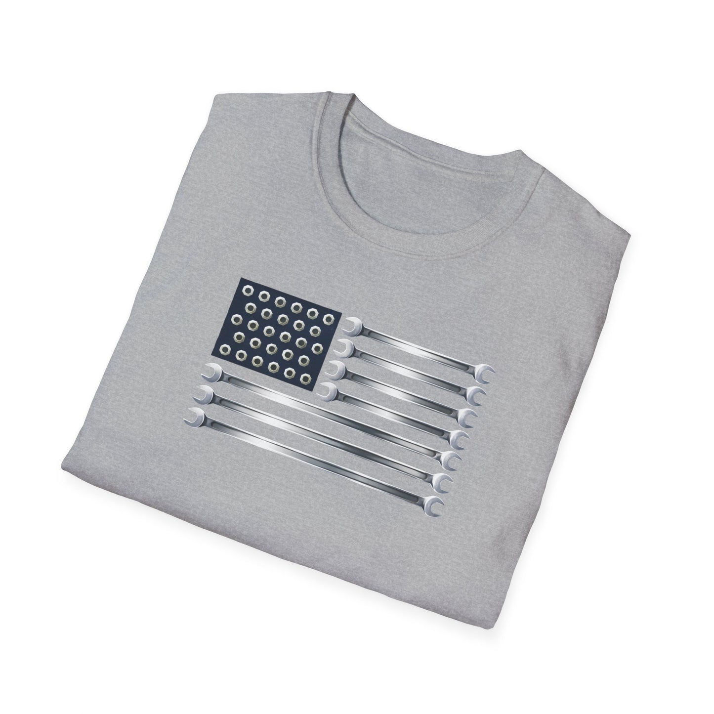 Wrenches American Flag  T-Shirt
