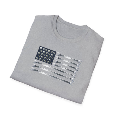 Wrenches American Flag  T-Shirt