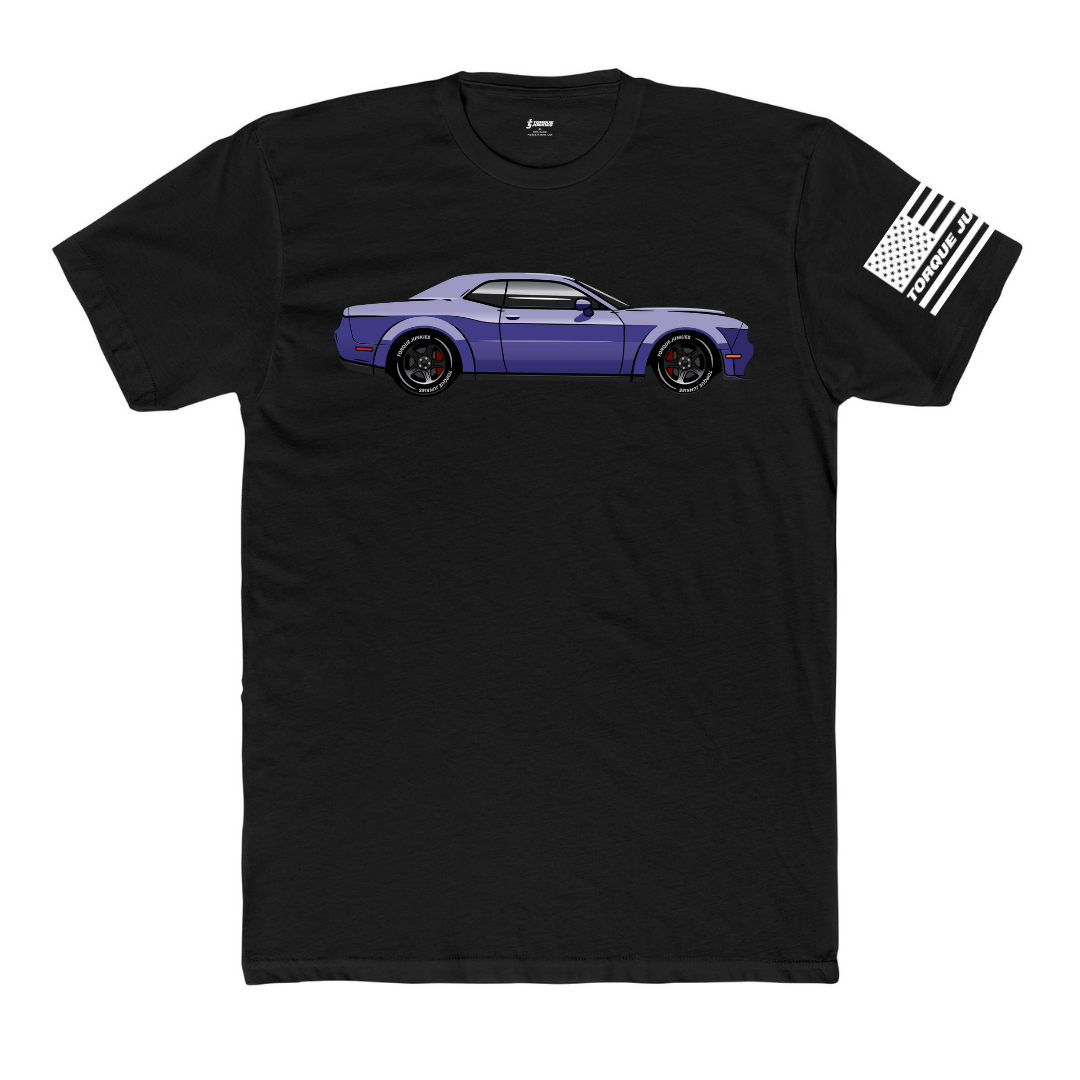 Purple Dodge Challenger - Premium Tee