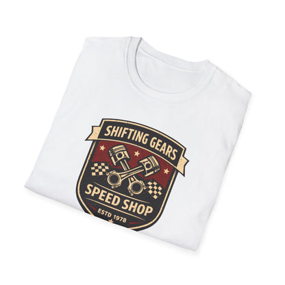 Shifting Gears Speed Shop  T-Shirt
