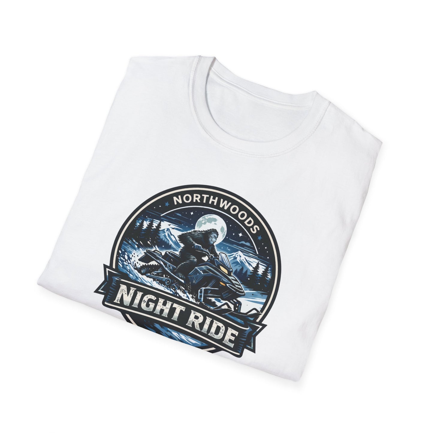 Sasquatch Snowmobile Night Ride  T-Shirt