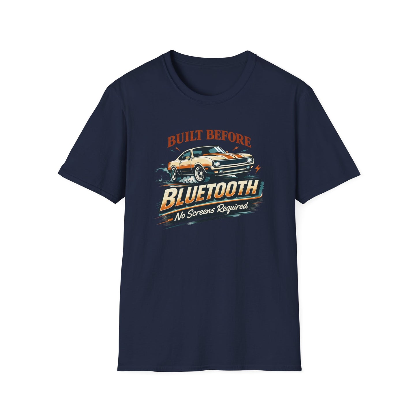 Before Bluetooth Musclecar T-Shirt