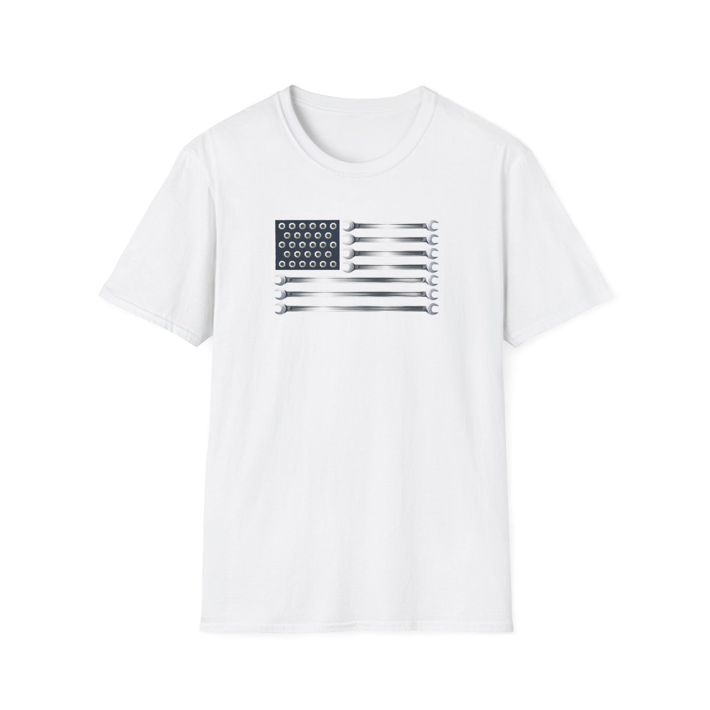 Wrenches American Flag  T-Shirt