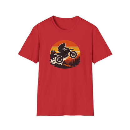Bigfoot Dirtbike Sunset T-Shirt