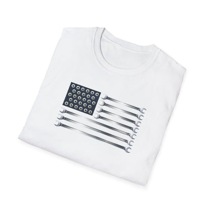 Wrenches American Flag  T-Shirt