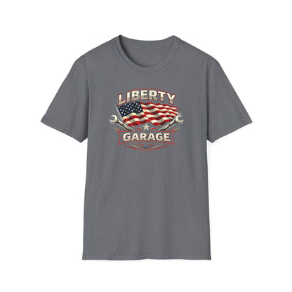 Liberty Garage Flag  T-Shirt