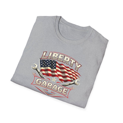 Liberty Garage Flag  T-Shirt