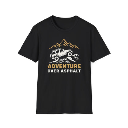 Adventure Over Asphalt T-Shirt