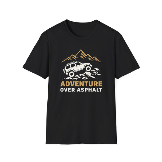 Adventure Over Asphalt T-Shirt
