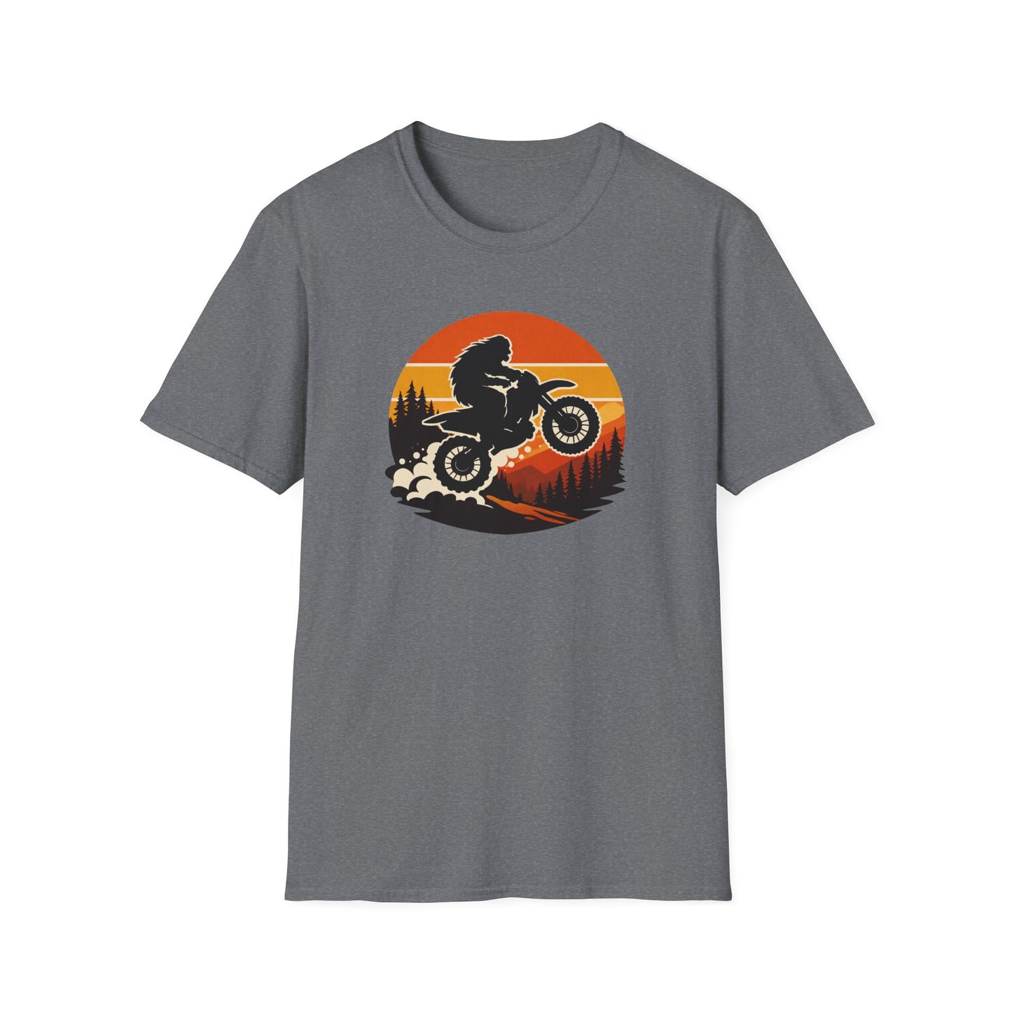Bigfoot Dirtbike Sunset T-Shirt