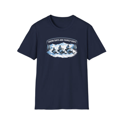 Snow Days Are Family Days  T-Shirt