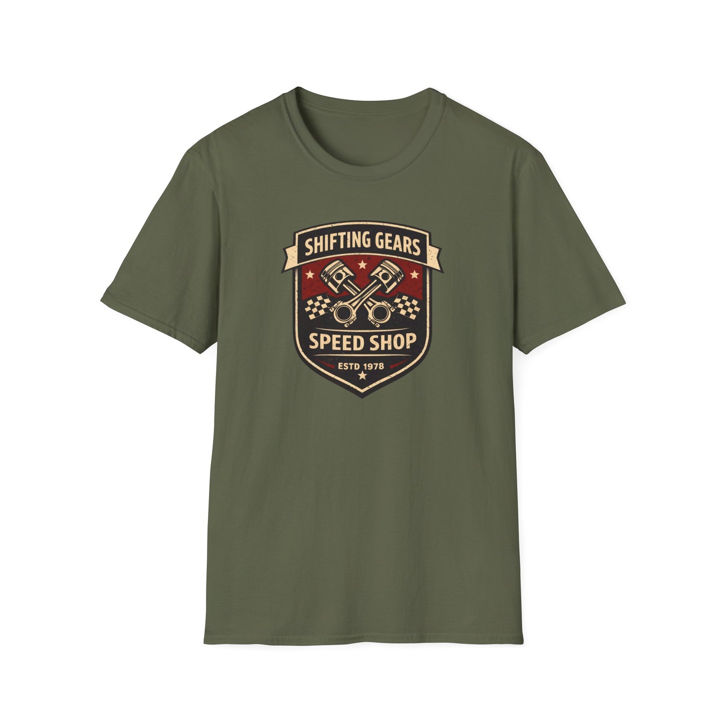 Shifting Gears Speed Shop  T-Shirt