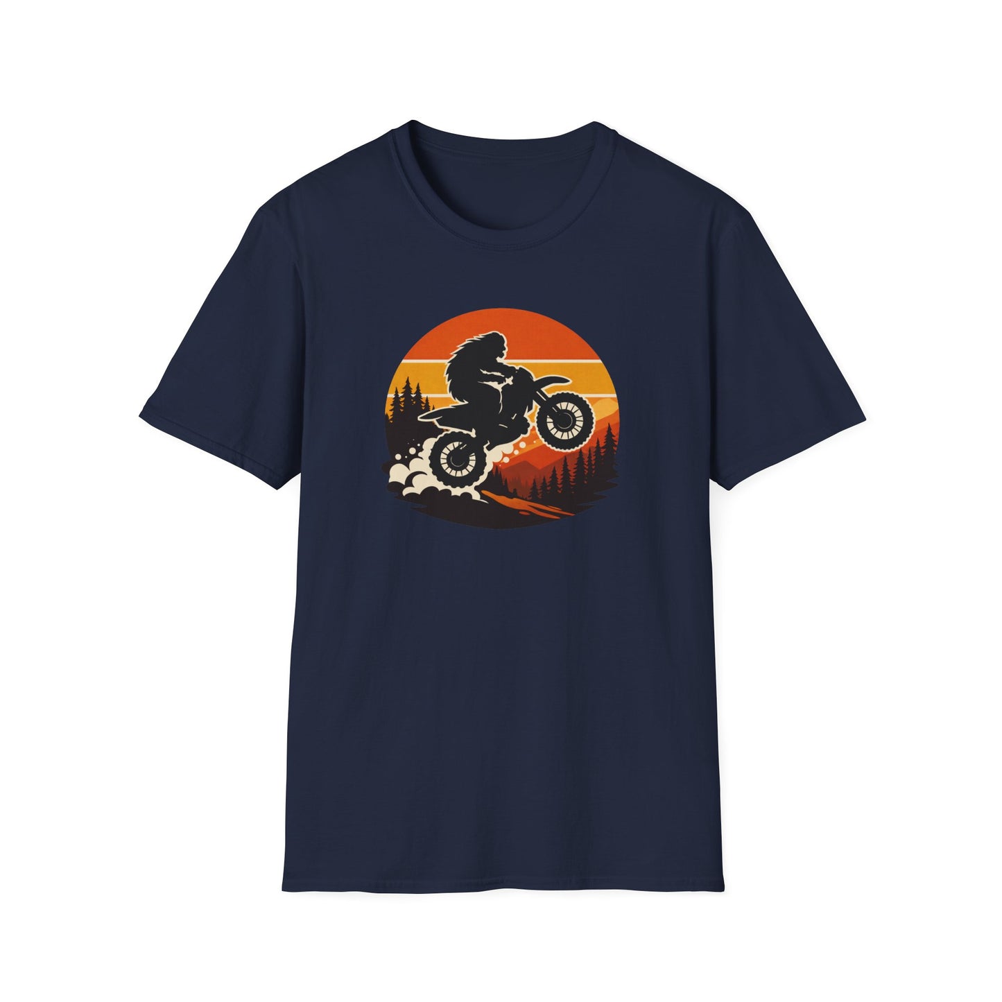 Bigfoot Dirtbike Sunset T-Shirt