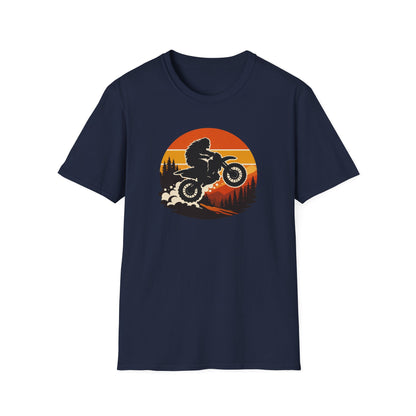Bigfoot Dirtbike Sunset T-Shirt