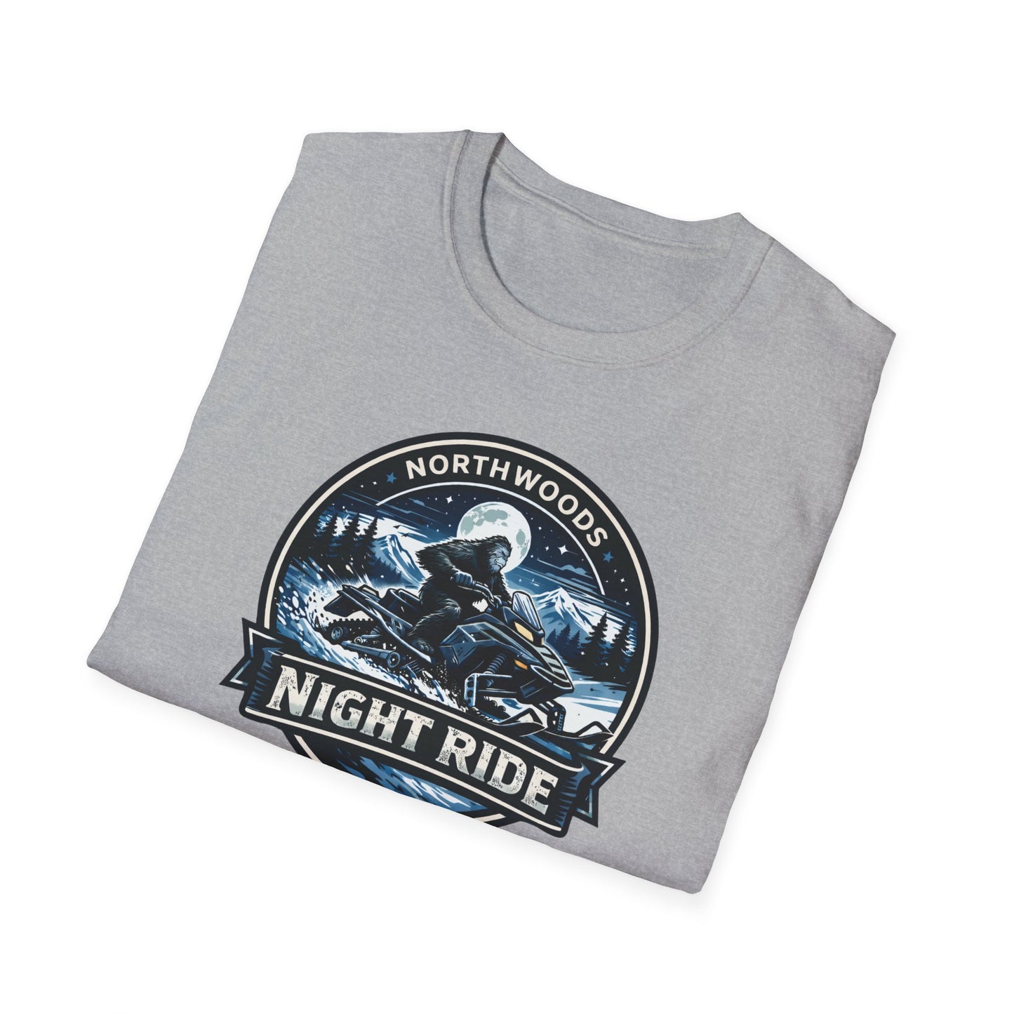 Sasquatch Snowmobile Night Ride  T-Shirt