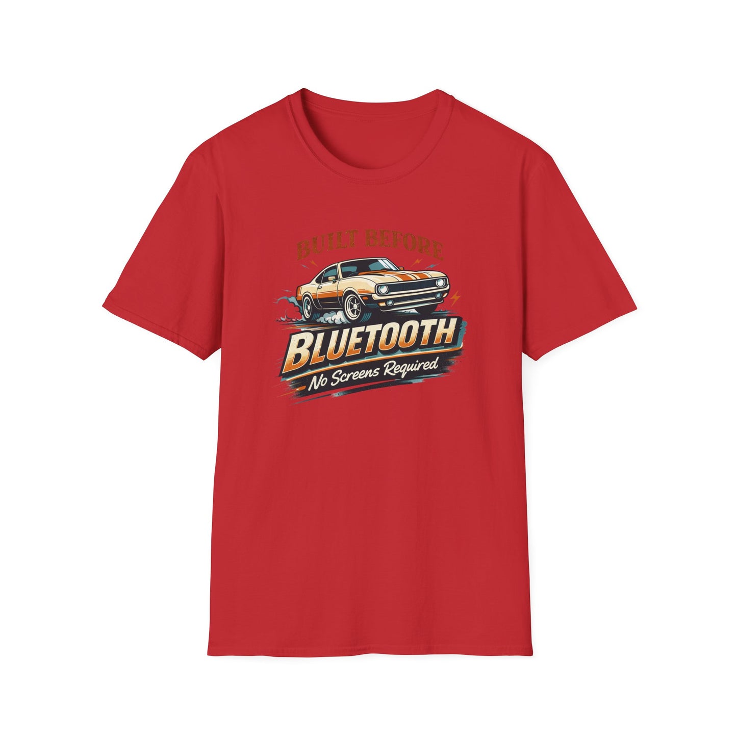 Before Bluetooth Musclecar T-Shirt